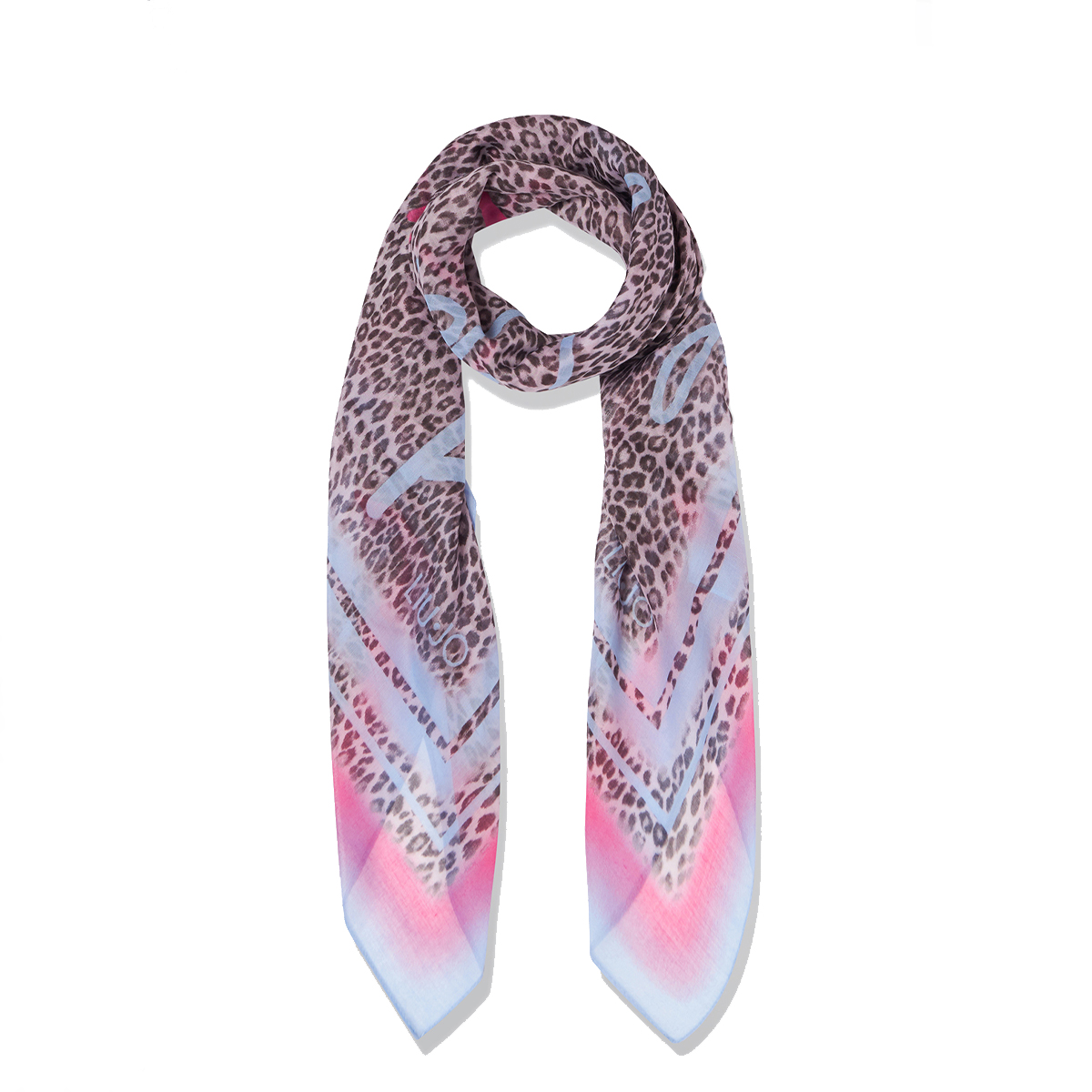 Liu Jo Foulard con stampa animalier Dark Pink - 1 Liu Jo Foulard con stampa animalier Dark Pink - 1