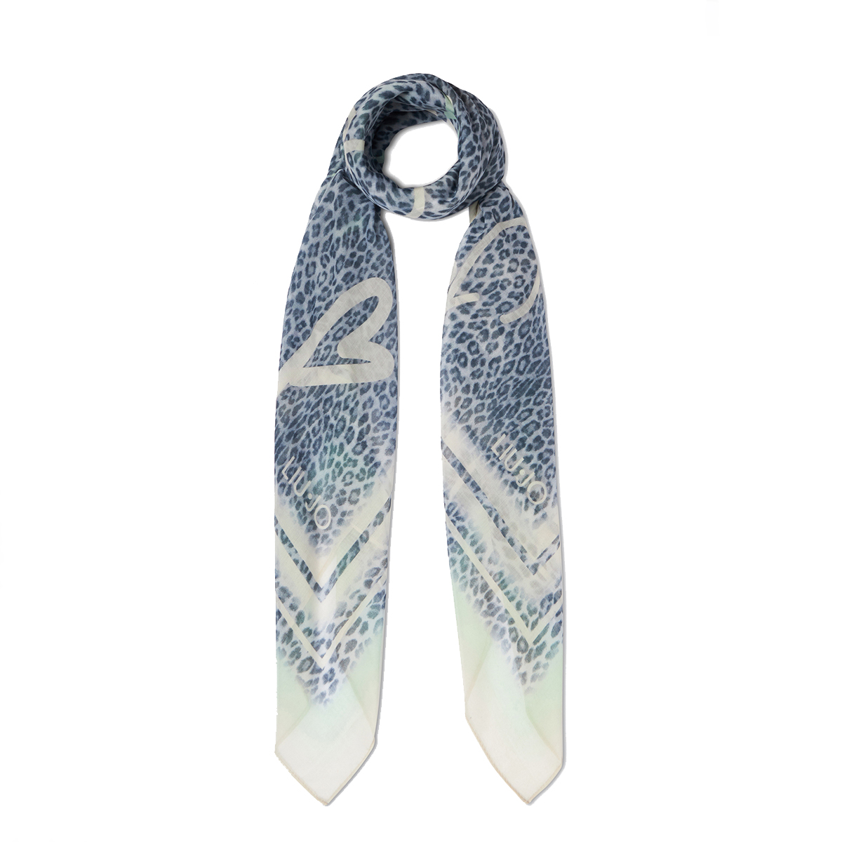 Liu Jo Foulard con stampa animalier Mint - 1 Liu Jo Foulard con stampa animalier Mint - 1