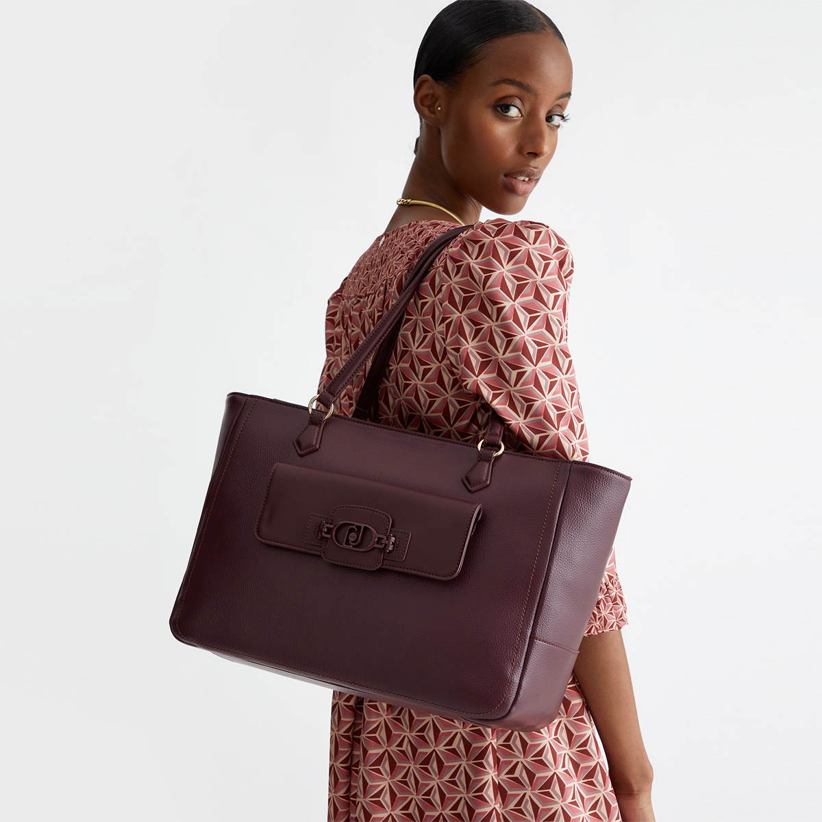 Liu Jo Shopping Bag Bordeaux - 2 Liu Jo Shopping Bag Bordeaux - 2