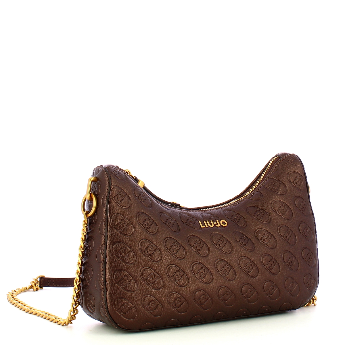 Liu Jo Borsa a spalla mezzaluna logo Brown Stone Met - 2 Liu Jo Borsa a spalla mezzaluna logo Brown Stone Met - 2