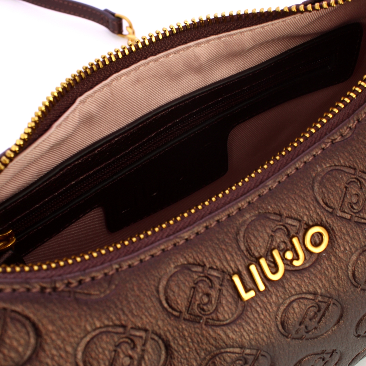 Liu Jo Borsa a spalla mezzaluna logo Brown Stone Met - 4 Liu Jo Borsa a spalla mezzaluna logo Brown Stone Met - 4