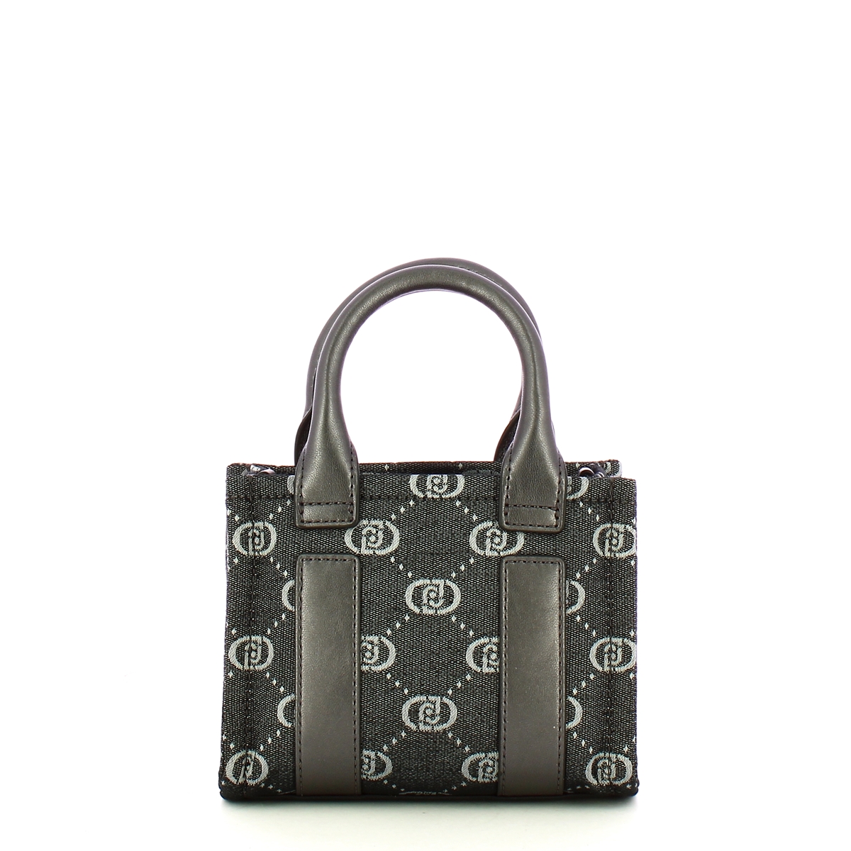 Liu Jo Mini shopping bag Denim logo Black - 3 Liu Jo Mini shopping bag Denim logo Black - 3