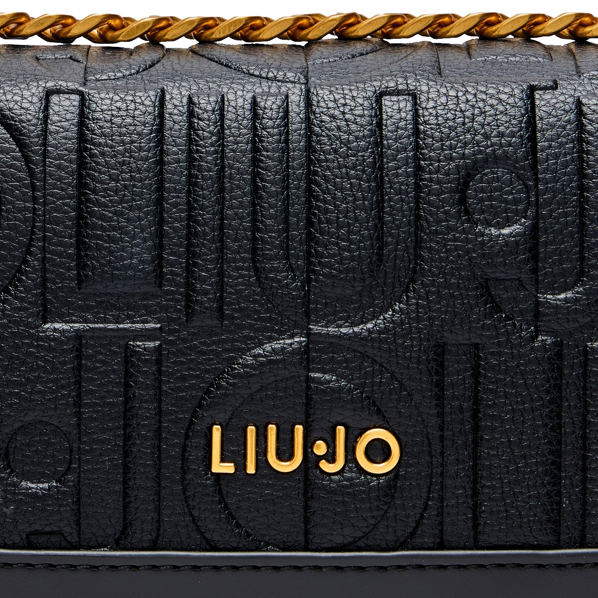 Liu Jo Tracollina media con logo Black - 5 Liu Jo Tracollina media con logo Black - 5