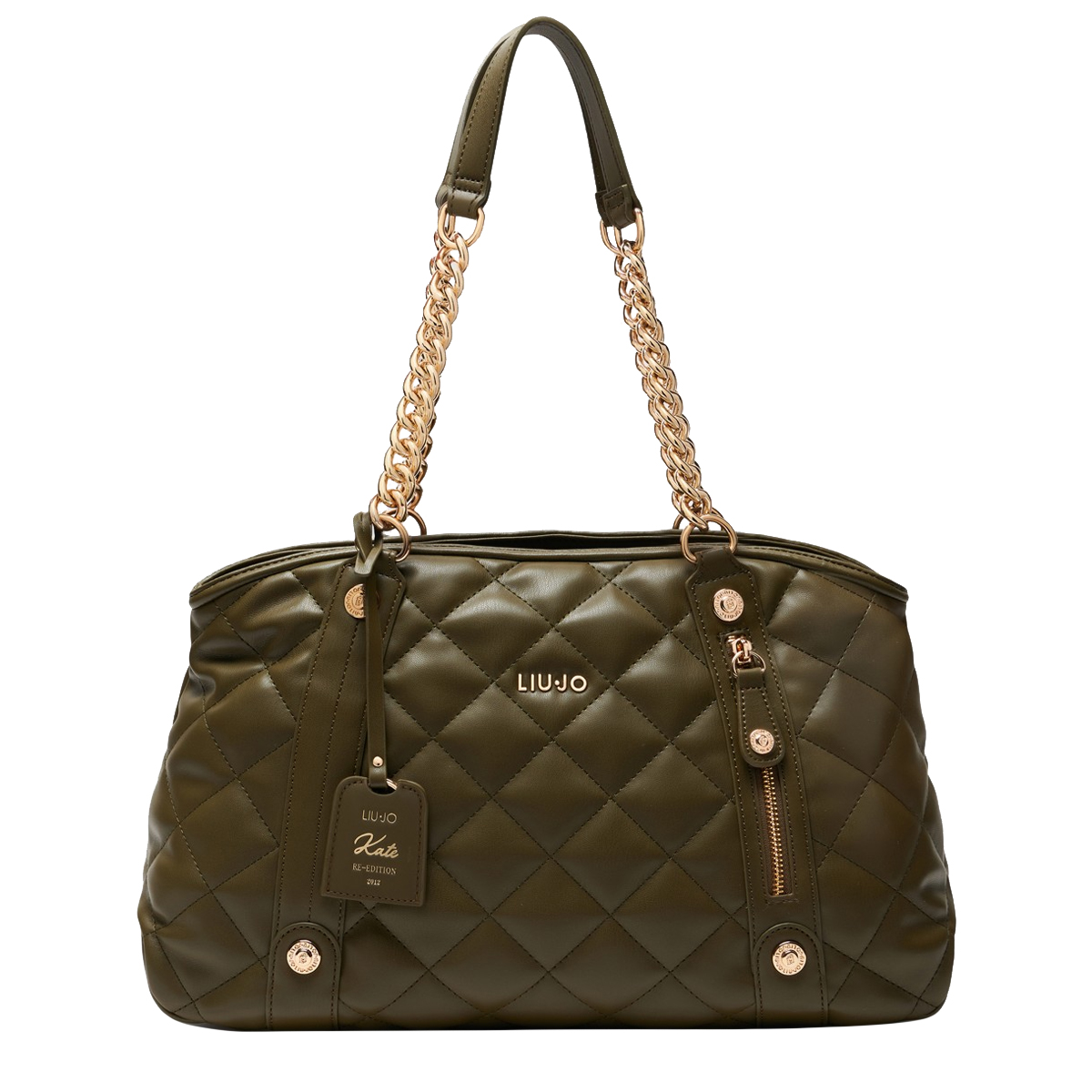 Liu Jo Borsa a mano trapuntata Army Green - 1 Liu Jo Borsa a mano trapuntata Army Green - 1