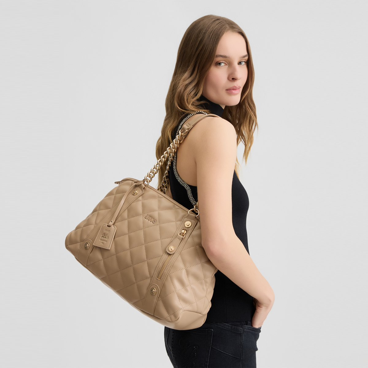 Liu Jo Borsa a mano trapuntata Cameo Rose - 2 Liu Jo Borsa a mano trapuntata Cameo Rose - 2