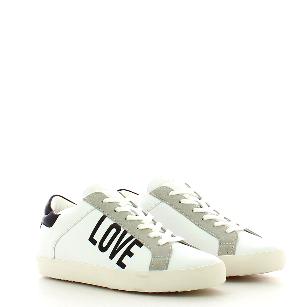 Love Moschino Sneakers con logo e inserti in suede - 2 Love Moschino Sneakers con logo e inserti in suede - 2