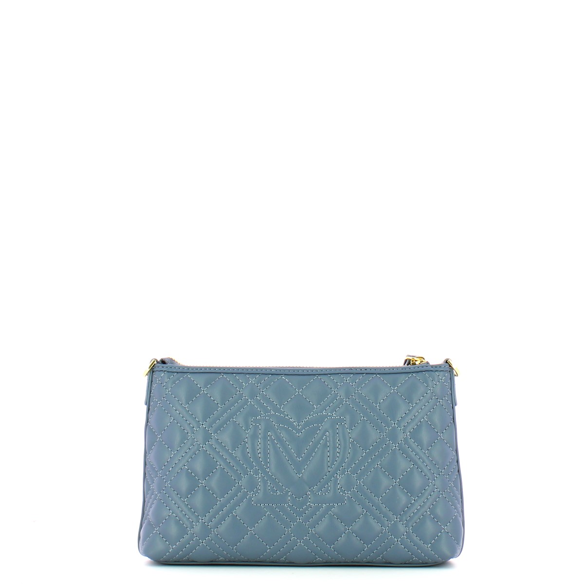 Love Moschino Tracollina Shiny Quilted Denim - 3 Love Moschino Tracollina Shiny Quilted Denim - 3