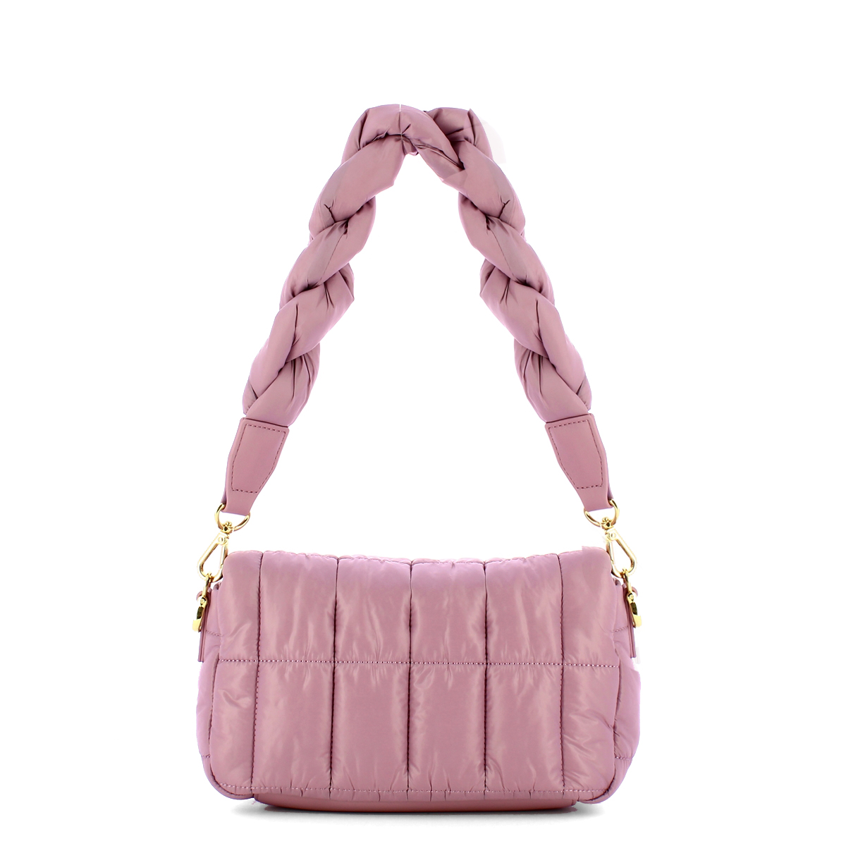 Love Moschino Borsa a spalla Thin Air in nylon trapuntato Lilla - 3 Love Moschino Borsa a spalla Thin Air in nylon trapuntato Lilla - 3