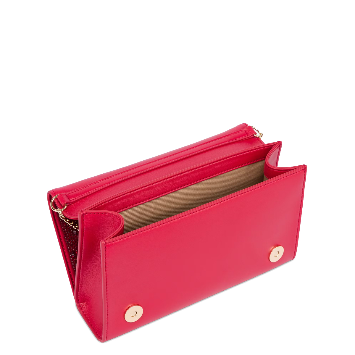 Love Moschino Pochette con strass Rosso - 4 Love Moschino Pochette con strass Rosso - 4