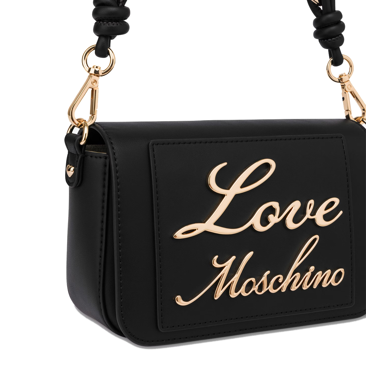 Love Moschino Mini Borsa a tracolla con logo Avorio - 3 Love Moschino Mini Borsa a tracolla con logo Avorio - 3