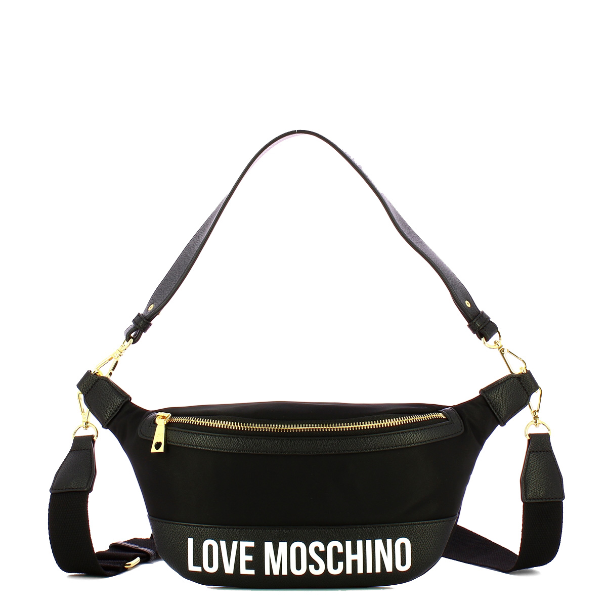 Love Moschino Marsupio in Nylon Nero - 1 Love Moschino Marsupio in Nylon Nero - 1