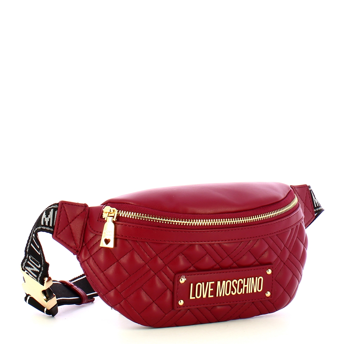 Love Moschino Marsupio Quilted Vino - 2 Love Moschino Marsupio Quilted Vino - 2