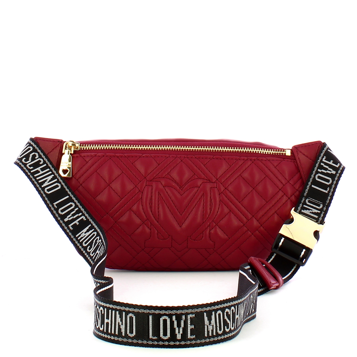 Love Moschino Marsupio Quilted Vino - 3 Love Moschino Marsupio Quilted Vino - 3