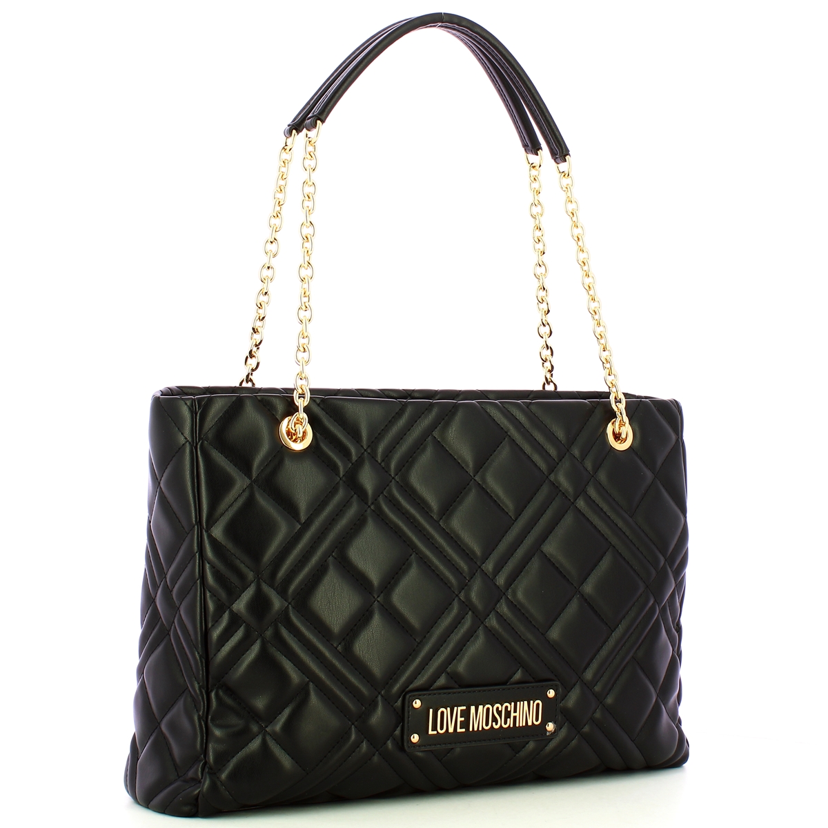 Love Moschino Borsa a spalla Geometric Quilted Nero - 2 Love Moschino Borsa a spalla Geometric Quilted Nero - 2