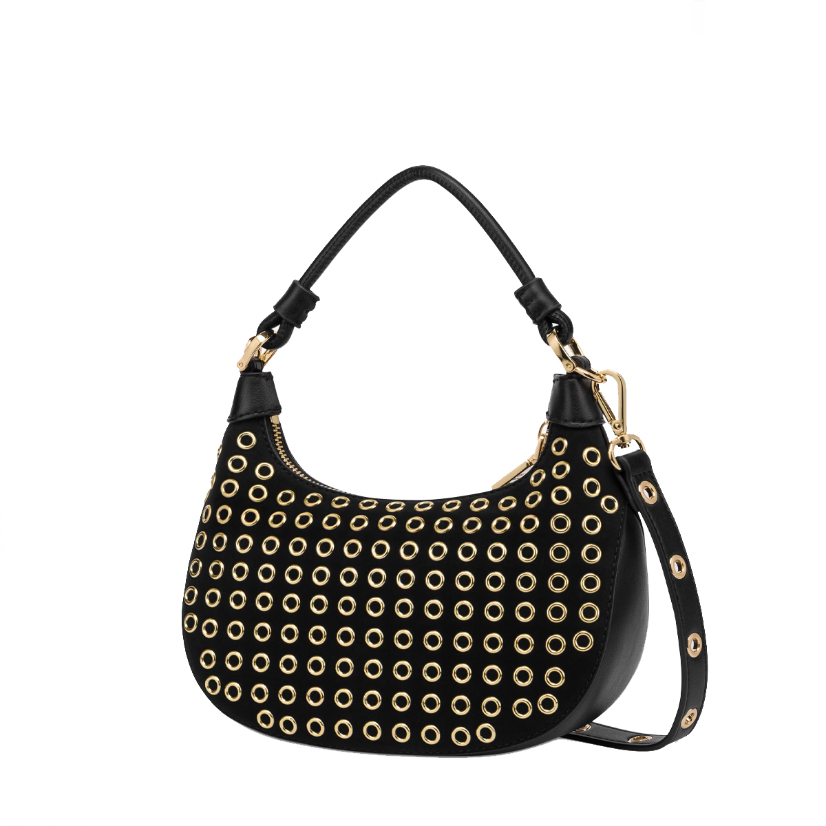 Love Moschino Hobo bag Mini Glam Up Nero - 2 Love Moschino Hobo bag Mini Glam Up Nero - 2