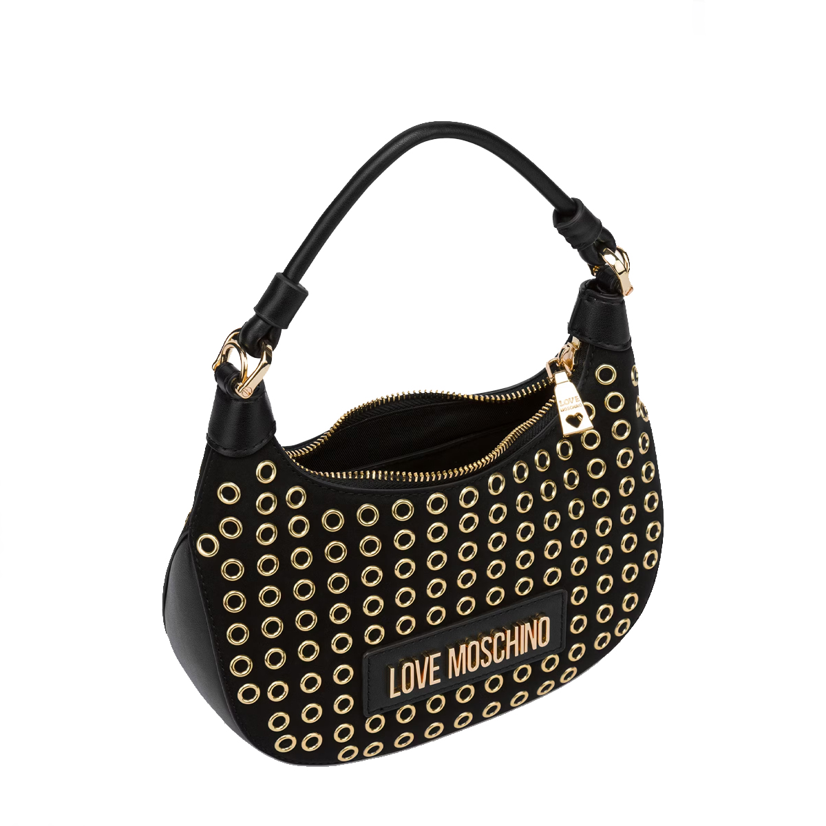 Love Moschino Hobo bag Mini Glam Up Nero - 3 Love Moschino Hobo bag Mini Glam Up Nero - 3