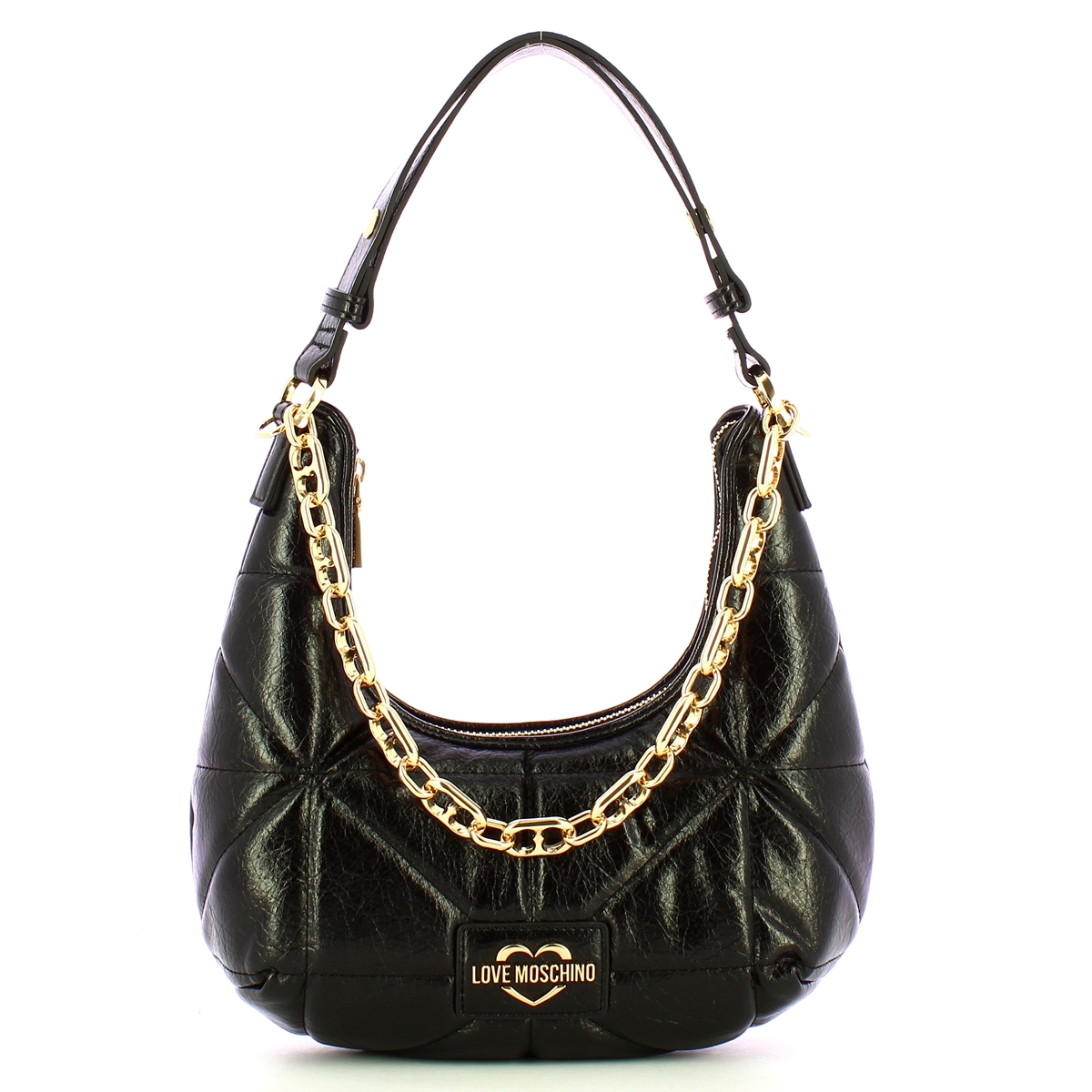 Love Moschino Sottospalla Geometric Quilted Nero - 1 Love Moschino Sottospalla Geometric Quilted Nero - 1