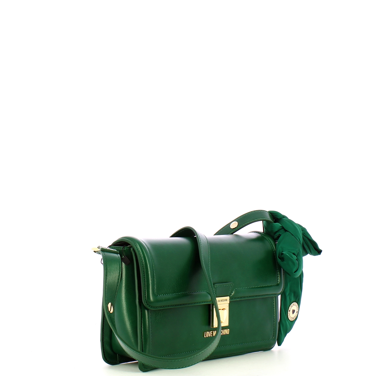 Love Moschino Borsa a spalla con Fiocco Verde - 2