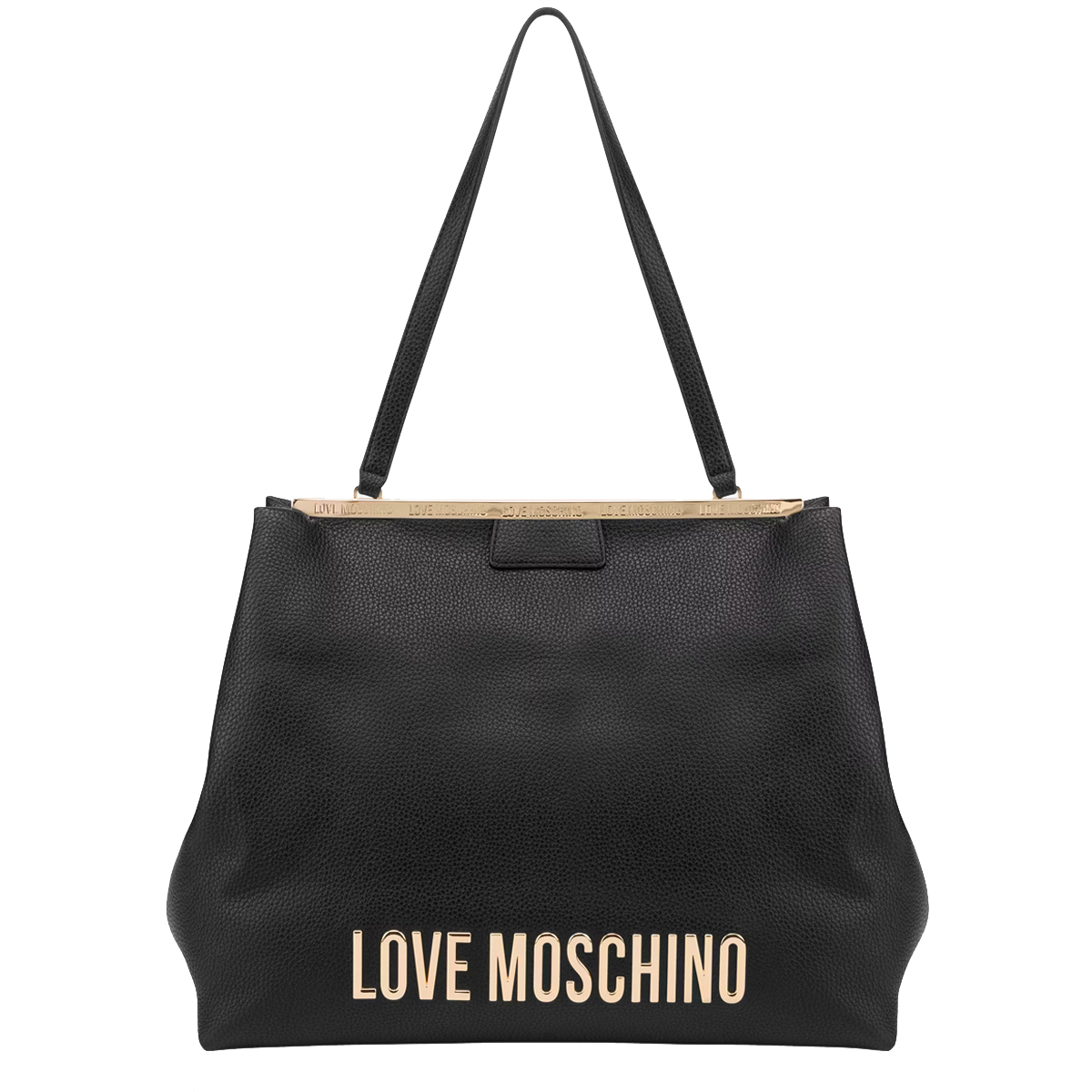 Love Moschino Borsa a spalla Lettering Logo Nero - 1 Love Moschino Borsa a spalla Lettering Logo Nero - 1