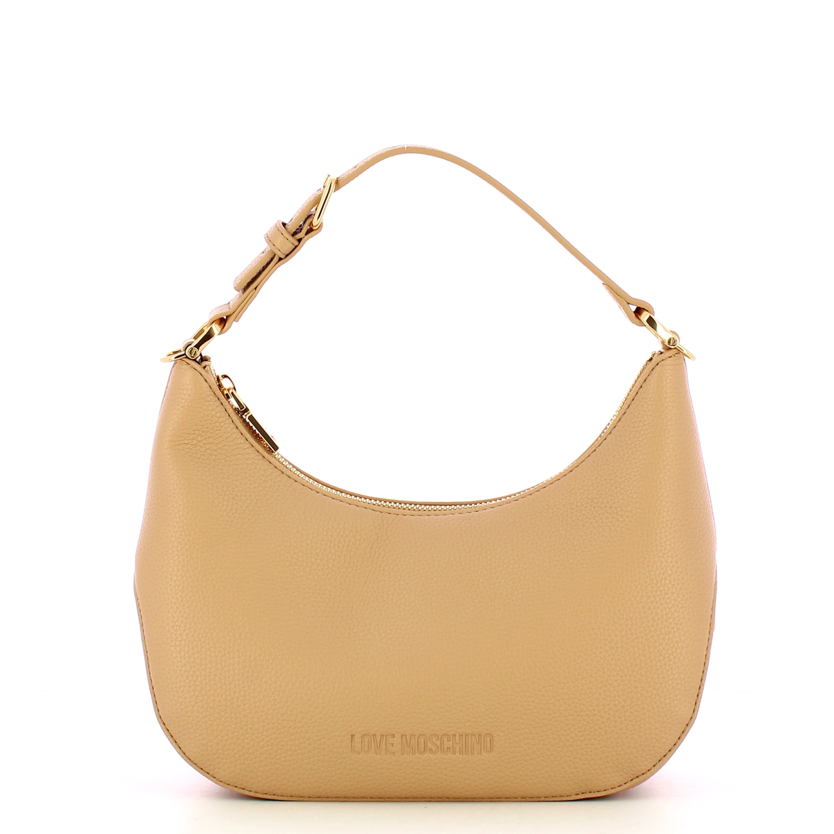 Love Moschino Hobo Bag Giant Logo Sabbia - 1 Love Moschino Hobo Bag Giant Logo Sabbia - 1