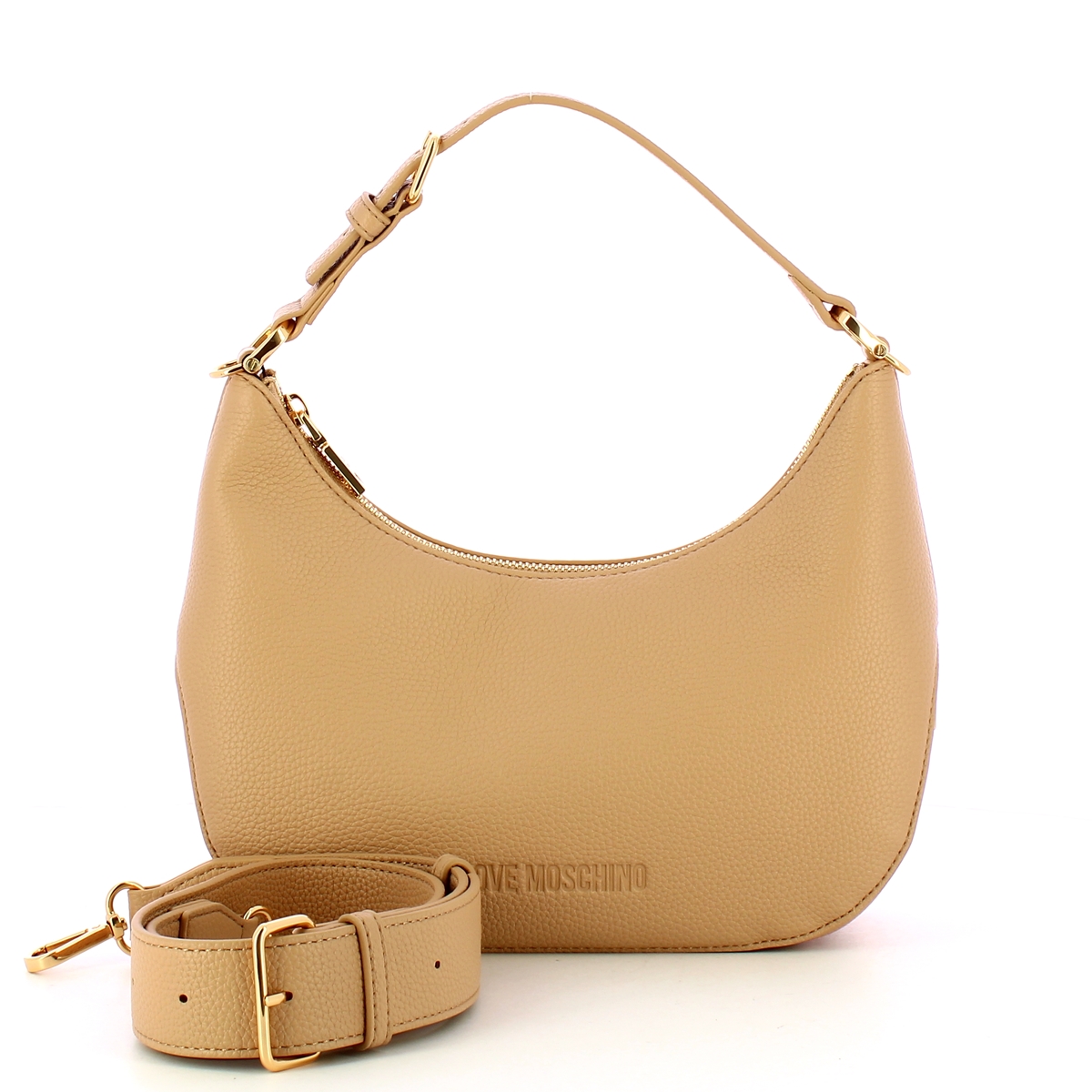 Love Moschino Hobo Bag Giant Logo Sabbia - 4 Love Moschino Hobo Bag Giant Logo Sabbia - 4