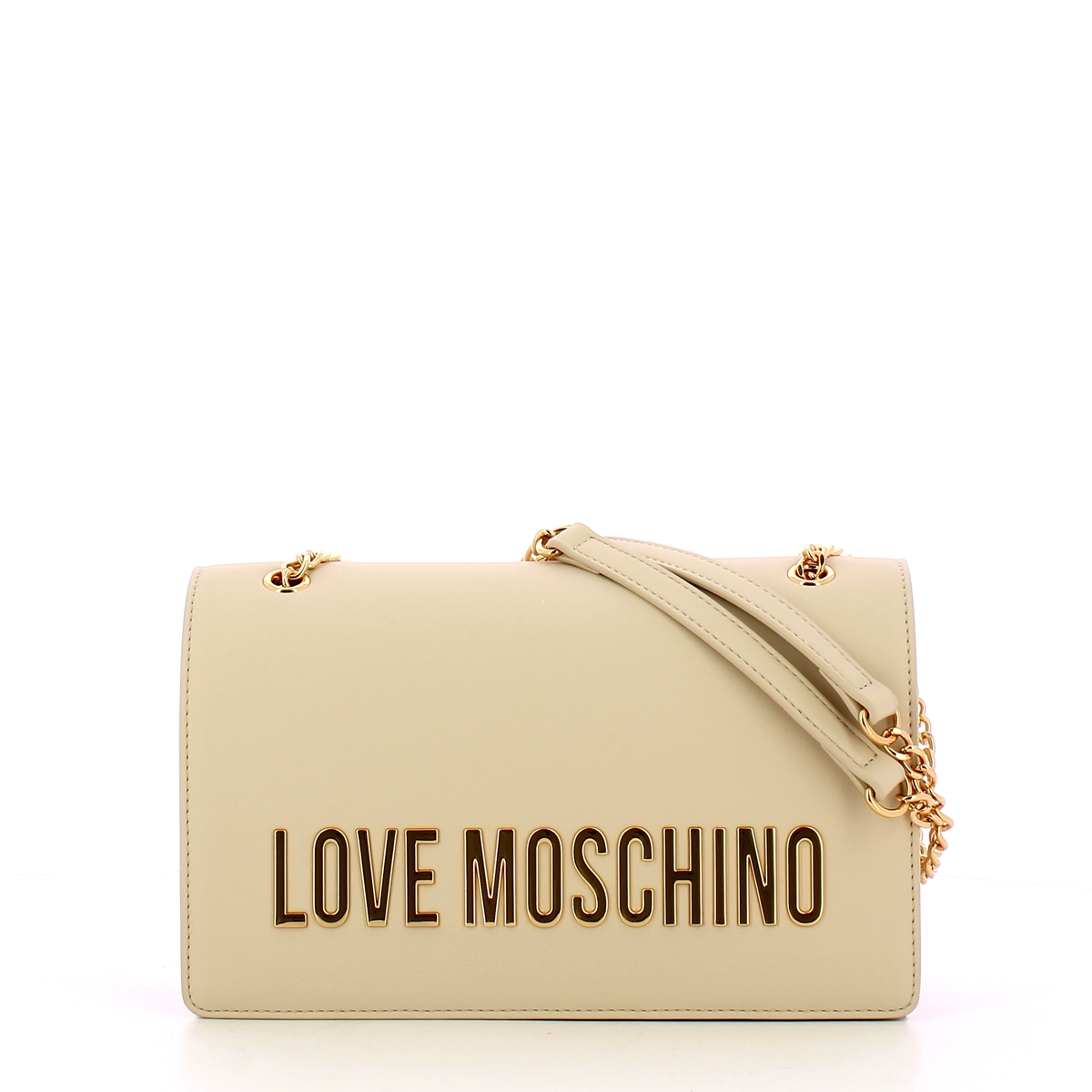 Love Moschino Tracollina Logo Avorio - 1 Love Moschino Tracollina Logo Avorio - 1