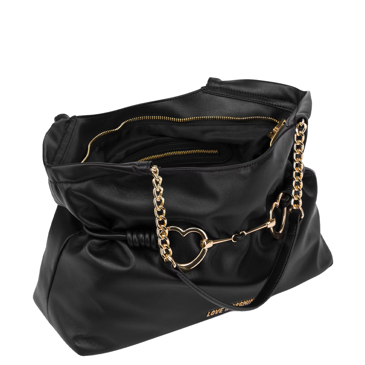 Love Moschino Shopper Hearts Nero - 3 Love Moschino Shopper Hearts Nero - 3