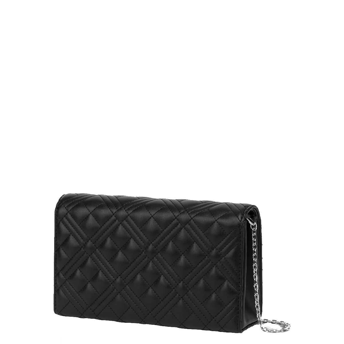 Love Moschino Clutch Shiny Quilted Nero Nikel - 2 Love Moschino Clutch Shiny Quilted Nero Nikel - 2