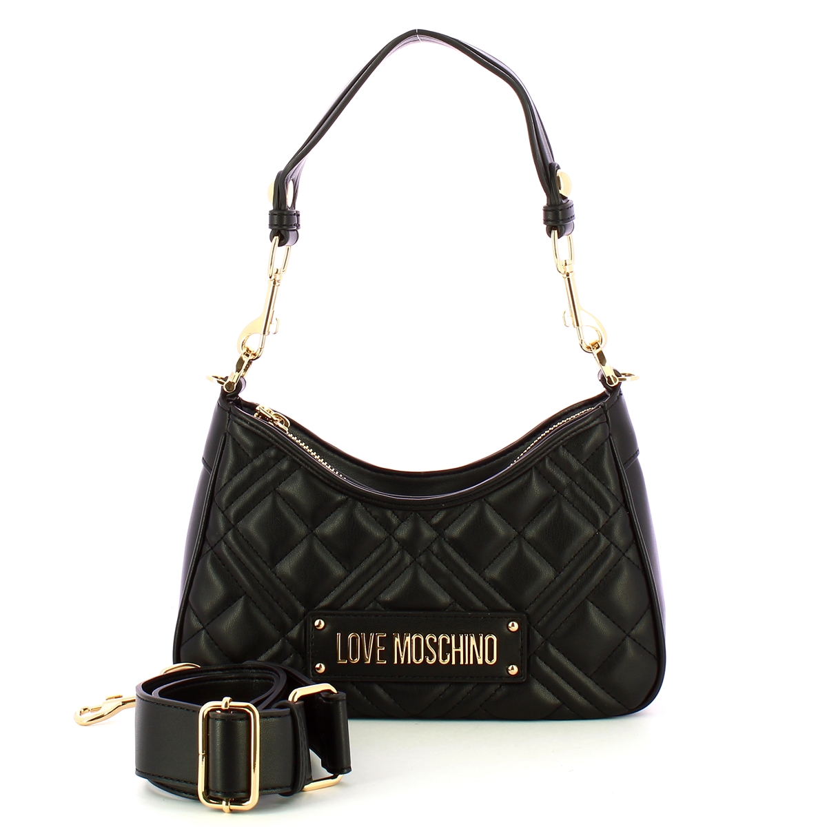 Love Moschino Sottospalla Quilted Nero - 4 Love Moschino Sottospalla Quilted Nero - 4