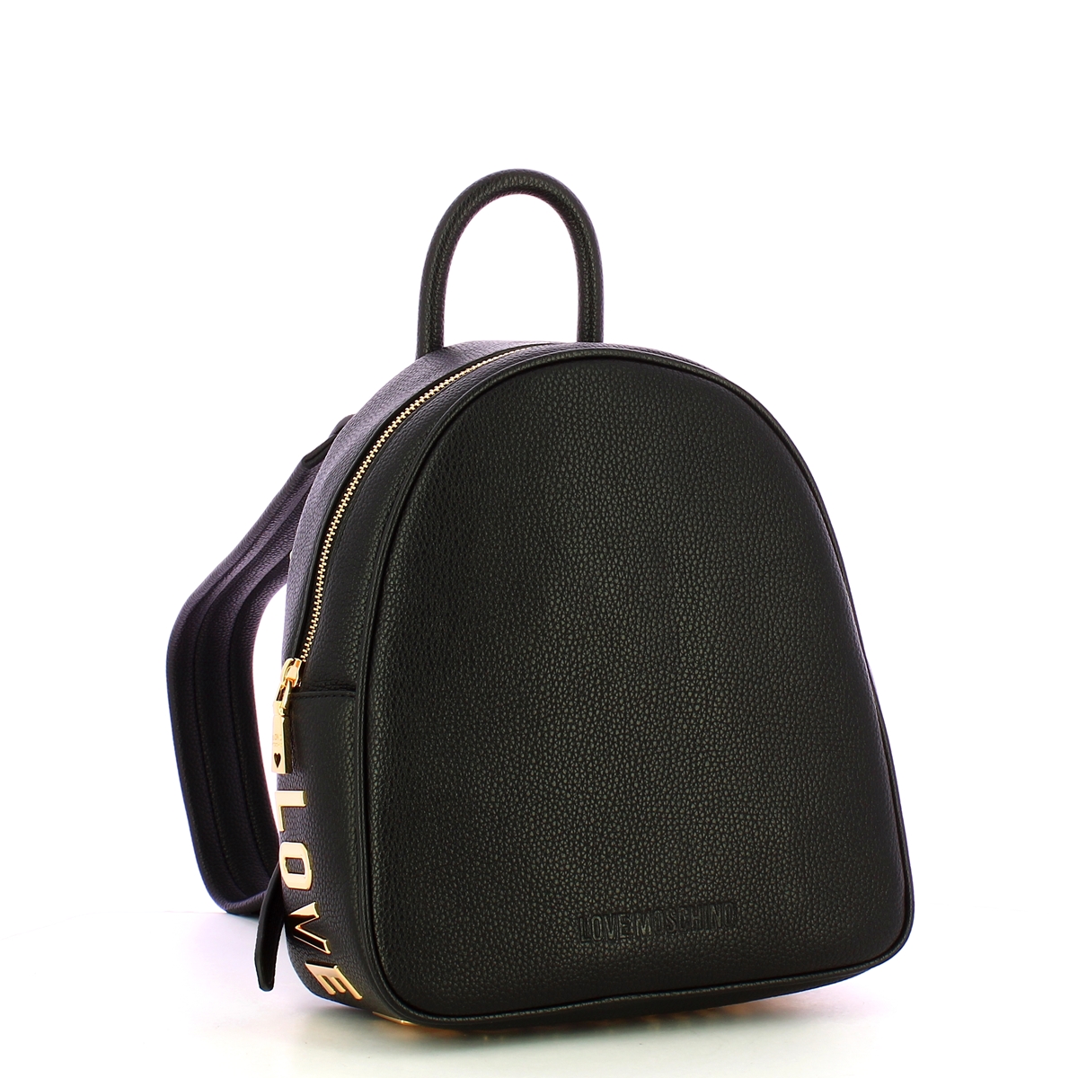 Love Moschino Zaino Giant Logo Nero Oro - 2 Love Moschino Zaino Giant Logo Nero Oro - 2