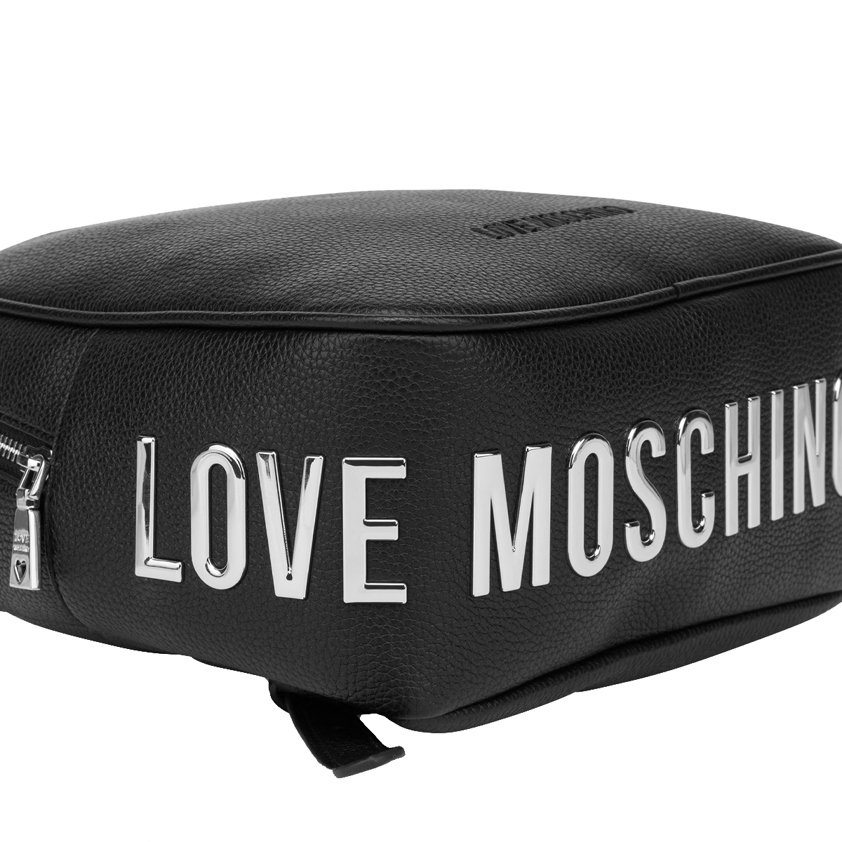 Love Moschino Zaino Giant Logo Nero Nikel - 4 Love Moschino Zaino Giant Logo Nero Nikel - 4