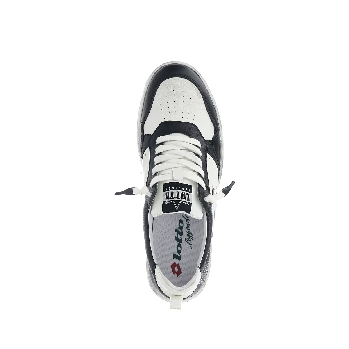 Lotto Sneakers Hoop Stars 1 White All Black - 4 Lotto Sneakers Hoop Stars 1 White All Black - 4