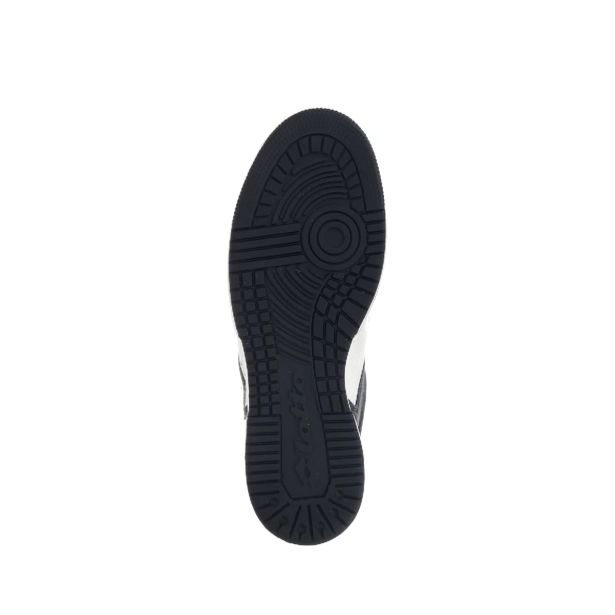 Lotto Sneakers Hoop Stars 1 White All Black - 5 Lotto Sneakers Hoop Stars 1 White All Black - 5