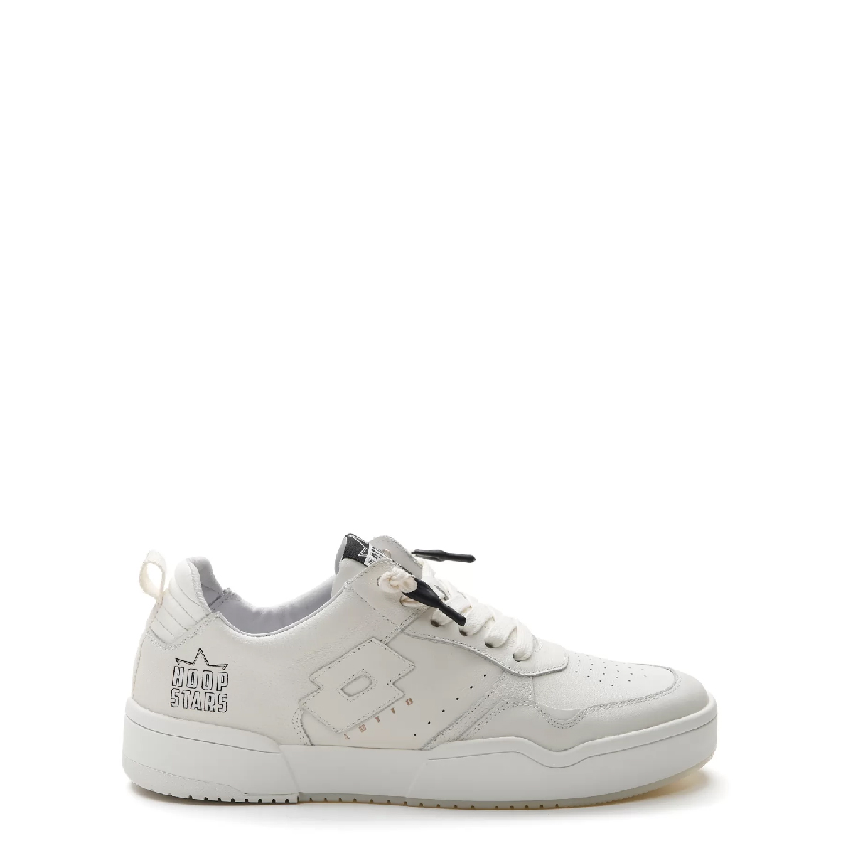 Lotto Sneakers Hoop Stars White All Black - 1 Lotto Sneakers Hoop Stars White All Black - 1