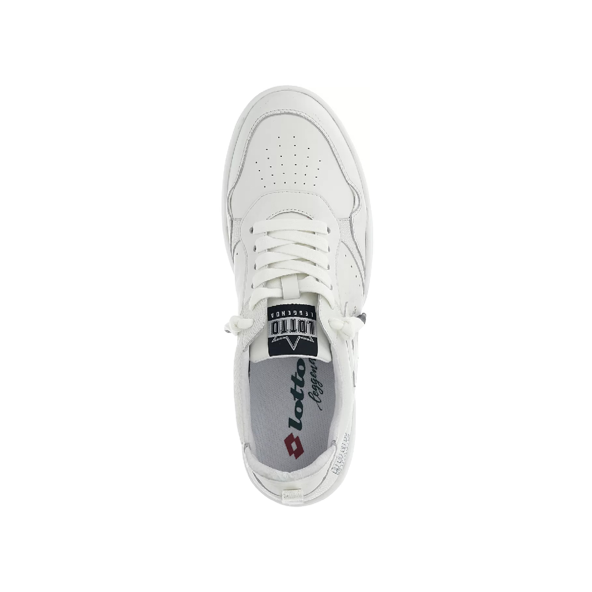 Lotto Sneakers Hoop Stars White All Black - 4 Lotto Sneakers Hoop Stars White All Black - 4