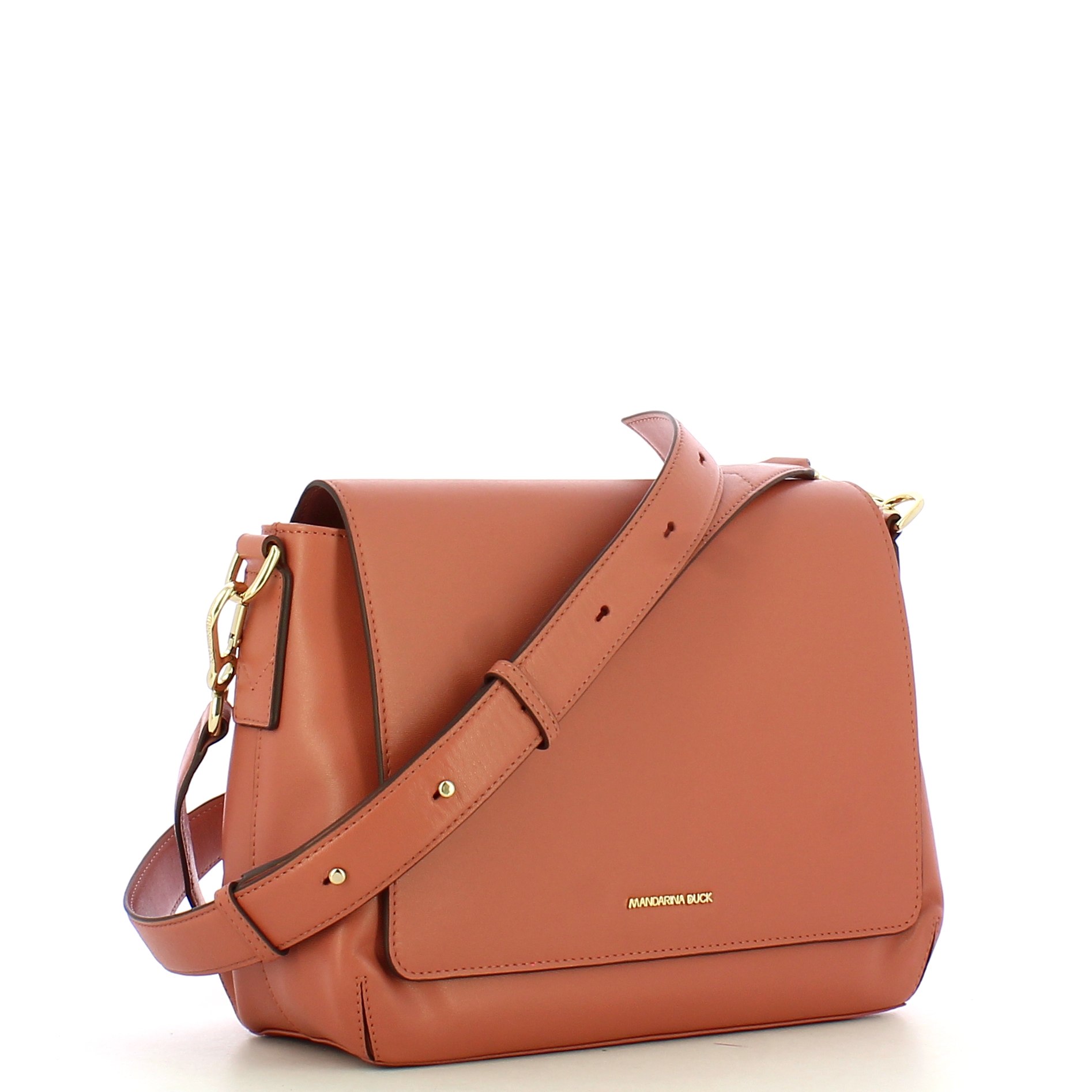 Mandarina Duck Borsa a tracolla in pelle Luna Light Mahogany - 2 Mandarina Duck Borsa a tracolla in pelle Luna Light Mahogany - 2
