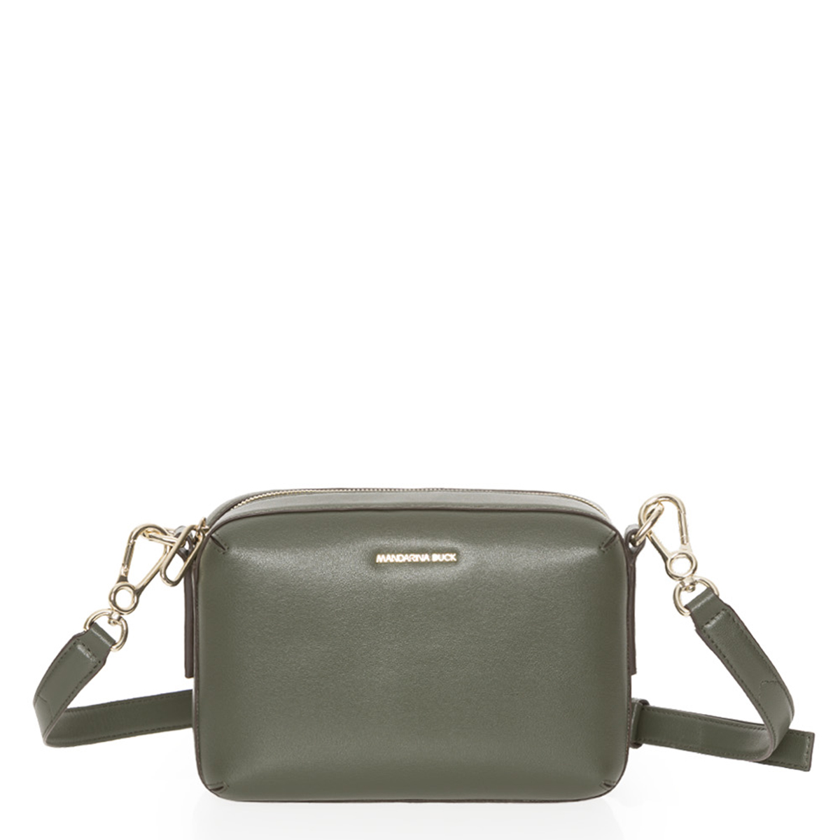 Mandarina Duck Borsa a tracolla in pelle Luna Military Olive - 1 Mandarina Duck Borsa a tracolla in pelle Luna Military Olive - 1