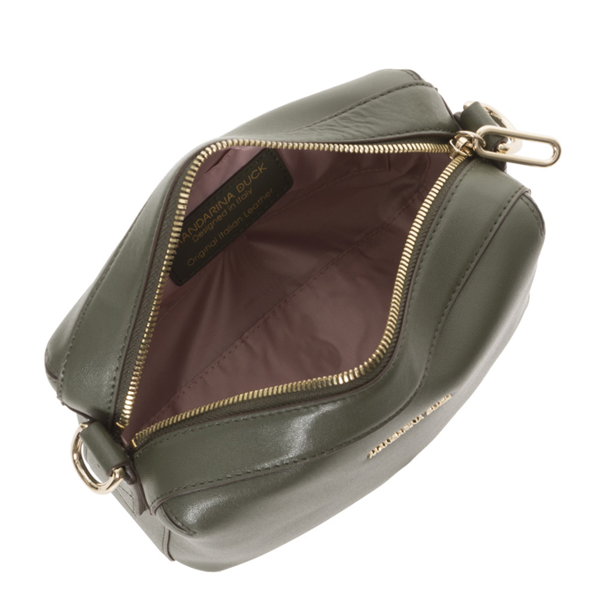 Mandarina Duck Borsa a tracolla in pelle Luna Military Olive - 5 Mandarina Duck Borsa a tracolla in pelle Luna Military Olive - 5