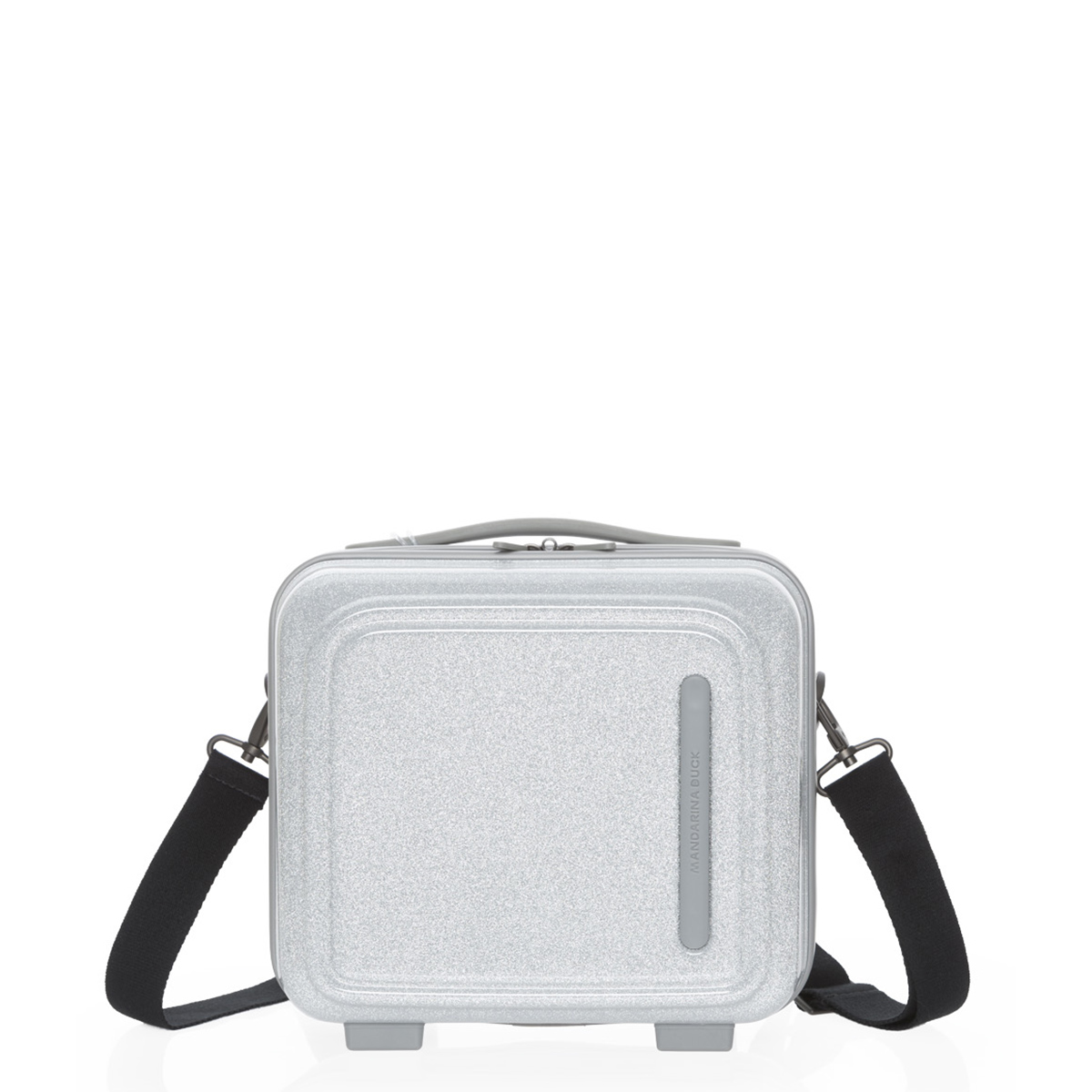 Mandarina Duck Beauty Case LOGODUCK + Glitter Silver - 1 Mandarina Duck Beauty Case LOGODUCK + Glitter Silver - 1