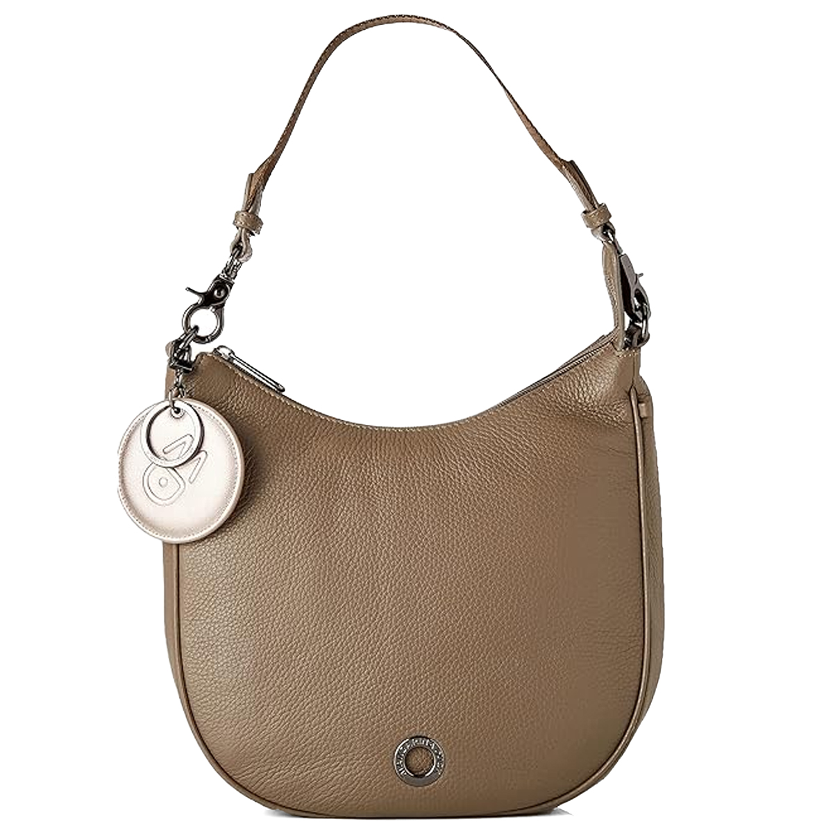 Mandarina Duck Hobo Bag Mellow in pelle Clay - 1 Mandarina Duck Hobo Bag Mellow in pelle Clay - 1