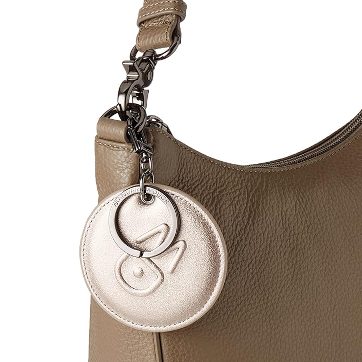 Mandarina Duck Hobo Bag Mellow in pelle Clay - 3 Mandarina Duck Hobo Bag Mellow in pelle Clay - 3