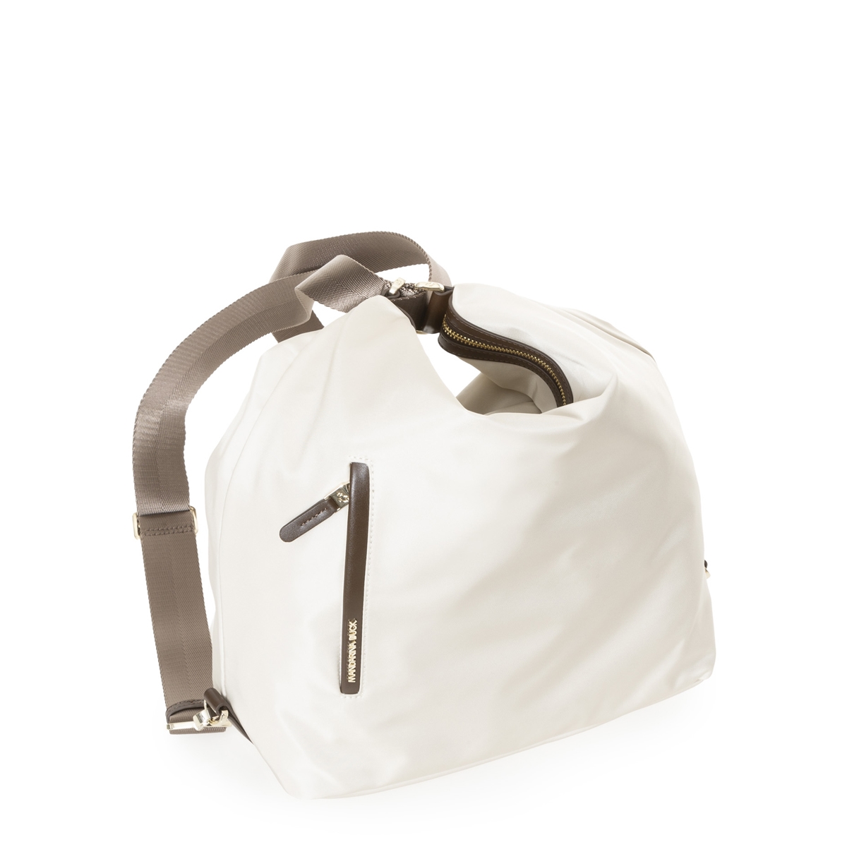 Mandarina Duck Hobo Bag Hunter Whitecap Gray - 4 Mandarina Duck Hobo Bag Hunter Whitecap Gray - 4