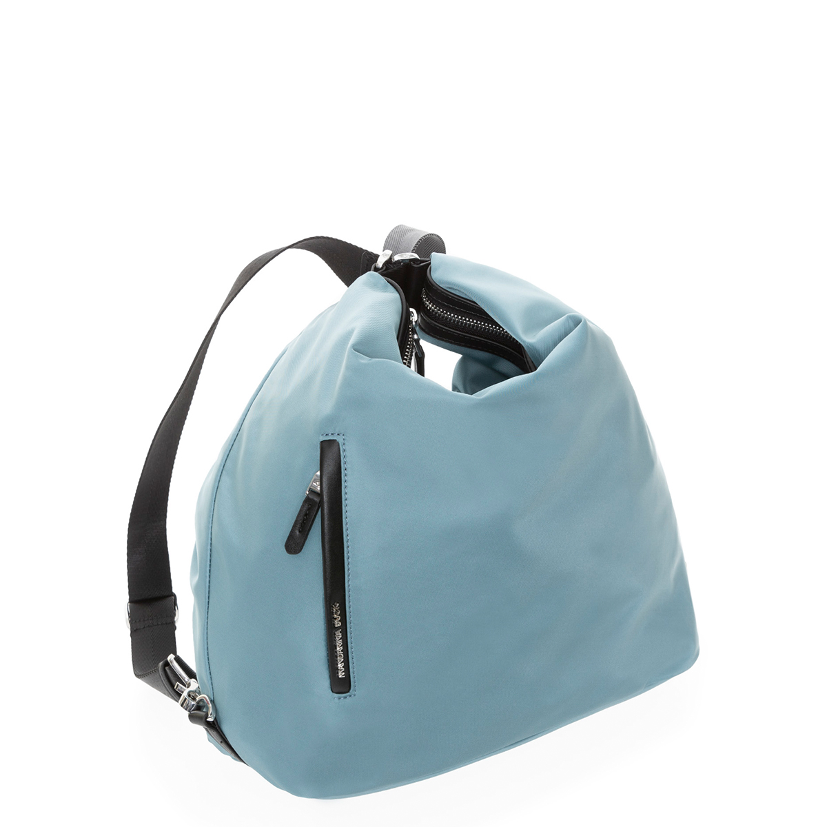 Mandarina Duck Hobo Bag Hunter Smoke Blue - 4 Mandarina Duck Hobo Bag Hunter Smoke Blue - 4
