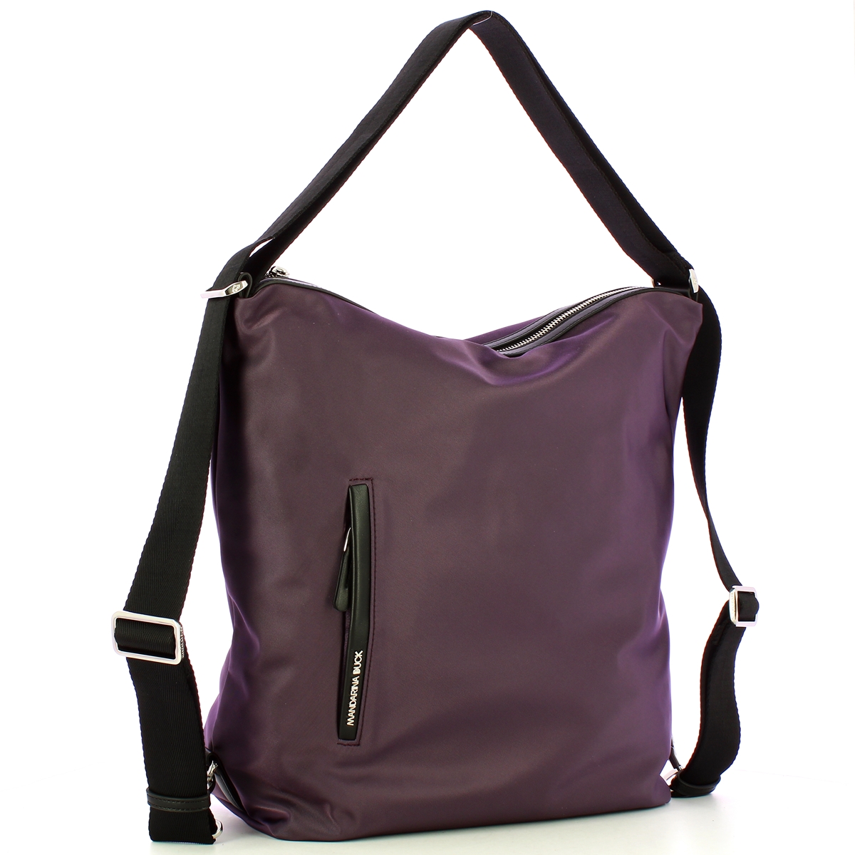 Mandarina Duck Hobo Bag Trasformabile Hunter Plum Perfect - 2 Mandarina Duck Hobo Bag Trasformabile Hunter Plum Perfect - 2