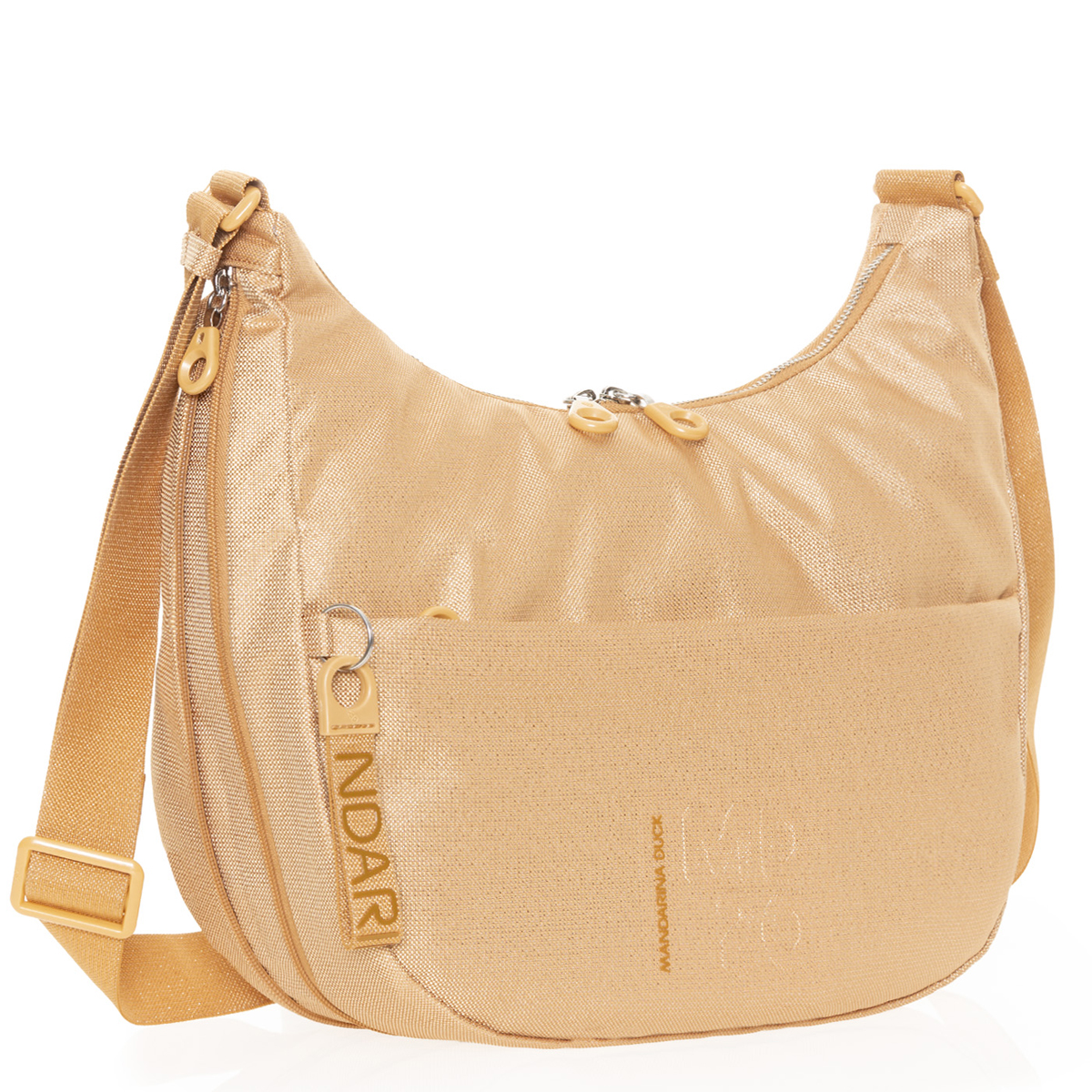 Mandarina Duck Borsa a mezzaluna Espandibile MD20 Lux Mustard Lux - 4 Mandarina Duck Borsa a mezzaluna Espandibile MD20 Lux Mustard Lux - 4