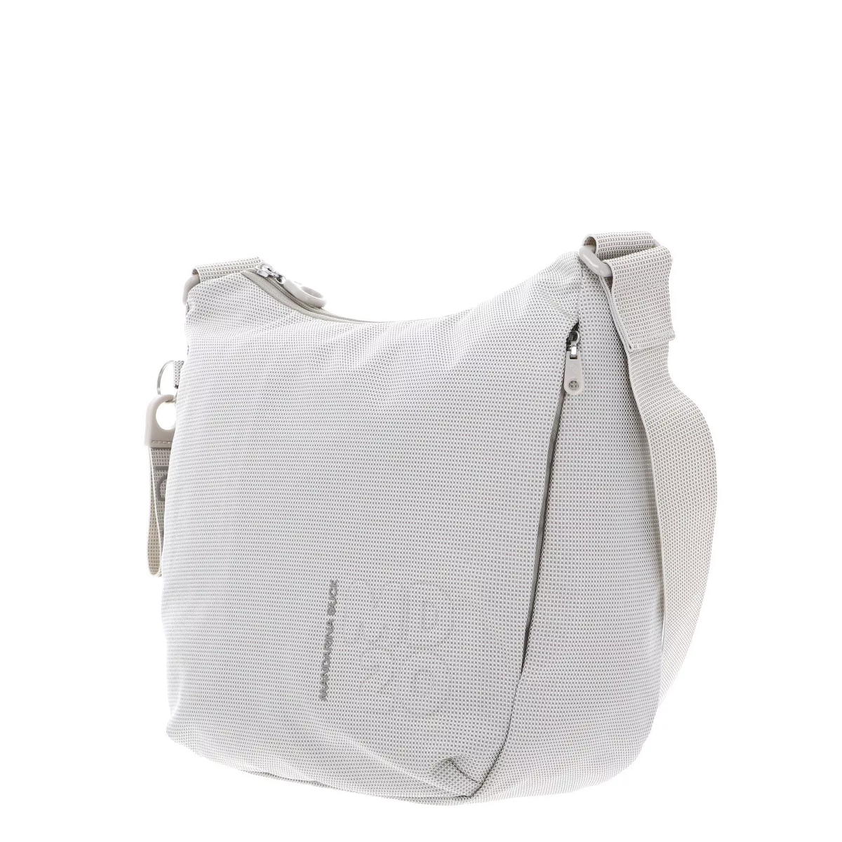 Mandarina Duck Hobo Bag MD20 Whitecap Gray - 2 Mandarina Duck Hobo Bag MD20 Whitecap Gray - 2