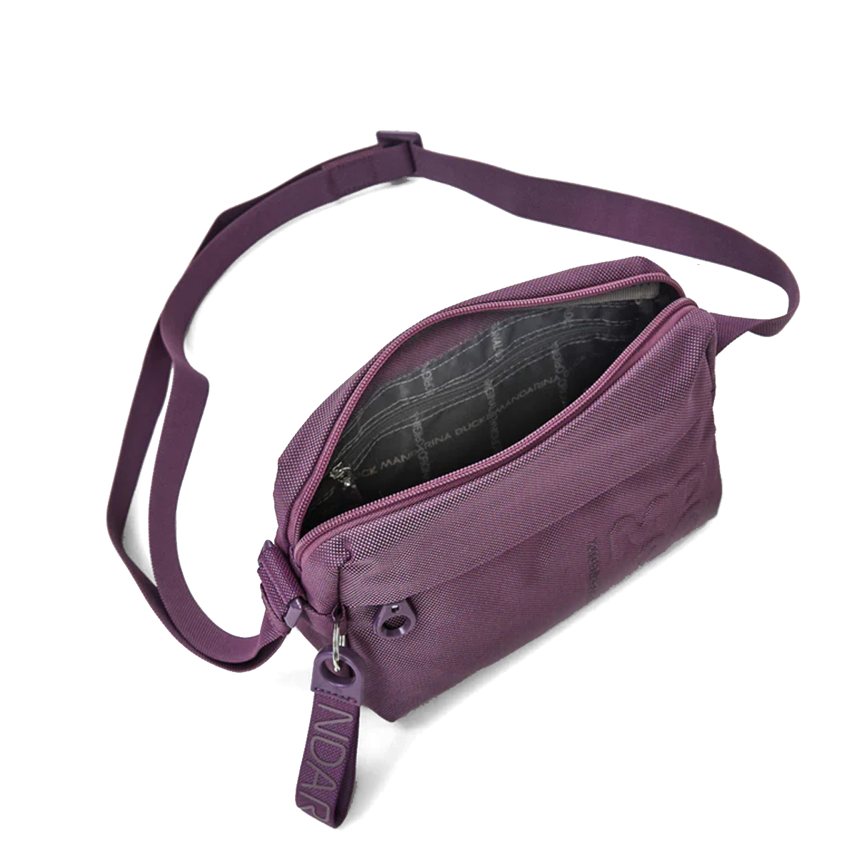 Mandarina Duck Small Crossbody Bag MD20 Orchid - 4 Mandarina Duck Small Crossbody Bag MD20 Orchid - 4