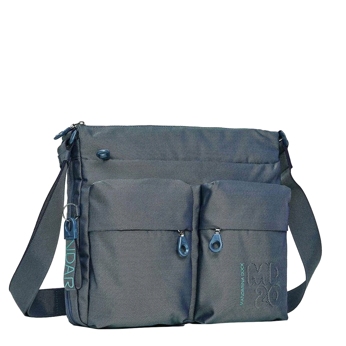 Mandarina Duck Expandable Crossbody Bag MD20 Blue Wing - 2 Mandarina Duck Expandable Crossbody Bag MD20 Blue Wing - 2