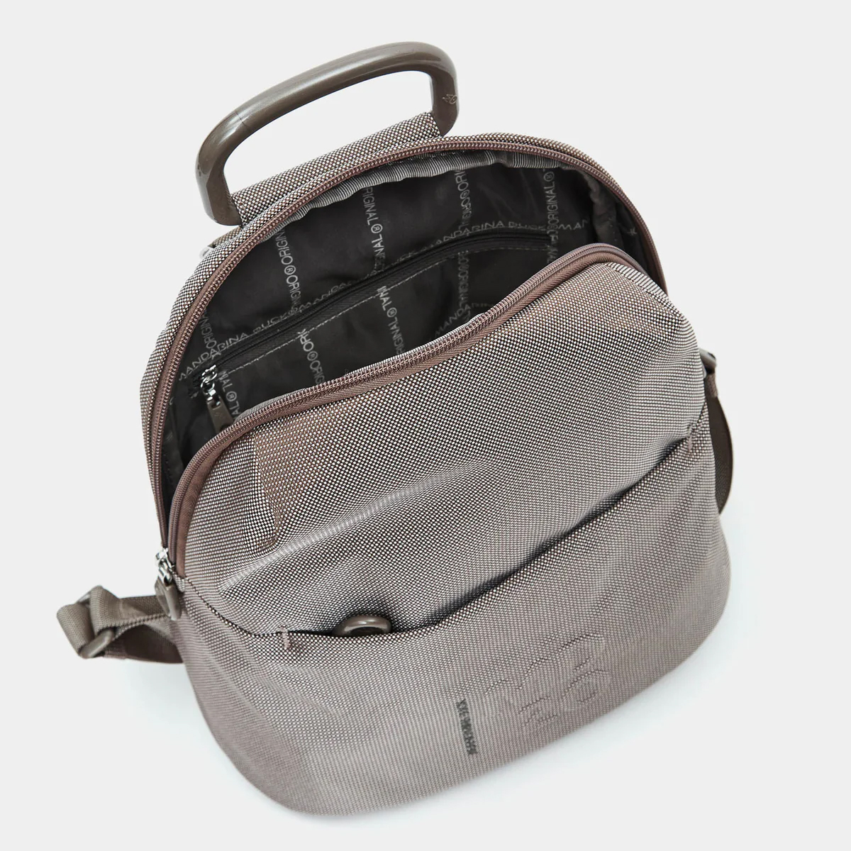 Mandarina Duck Zainetto MD20 Taupe - 4 Mandarina Duck Zainetto MD20 Taupe - 4
