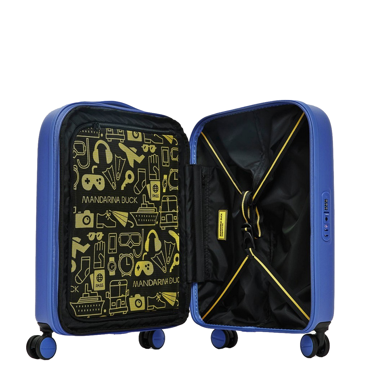 Mandarina Duck Bagaglio a mano 55 cm LOGODUCK + Electric Blue - 4 Mandarina Duck Bagaglio a mano 55 cm LOGODUCK + Electric Blue - 4